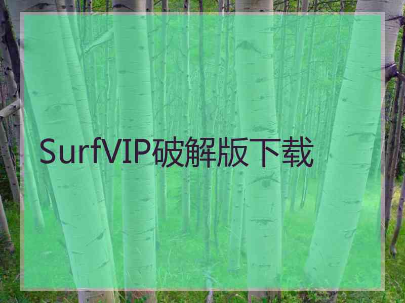 SurfVIP破解版下载