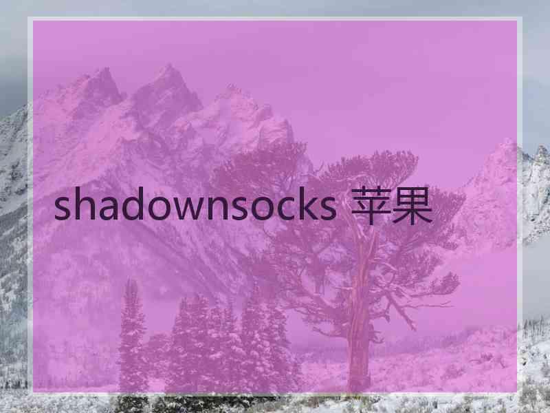 shadownsocks 苹果