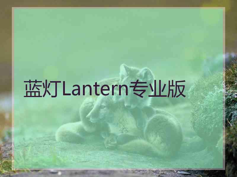 蓝灯Lantern专业版