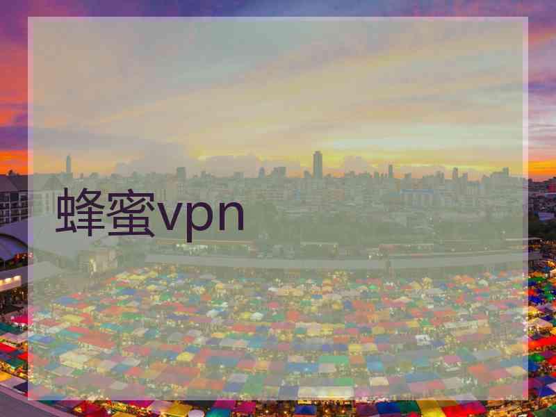 蜂蜜vpn