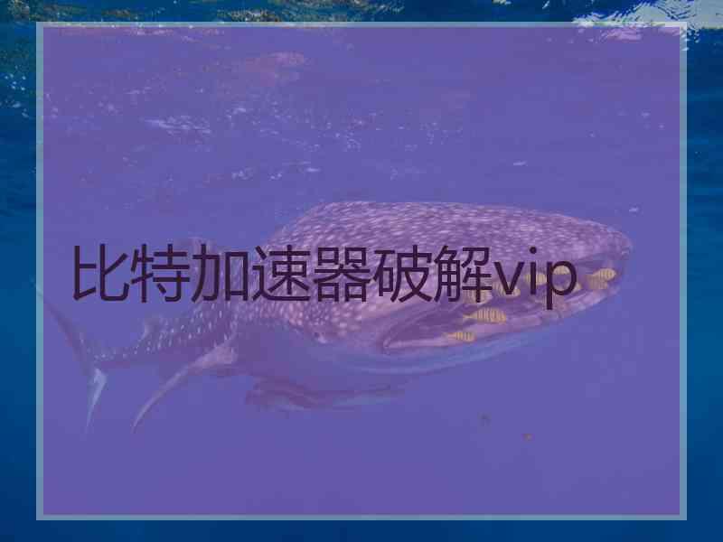 比特加速器破解vip