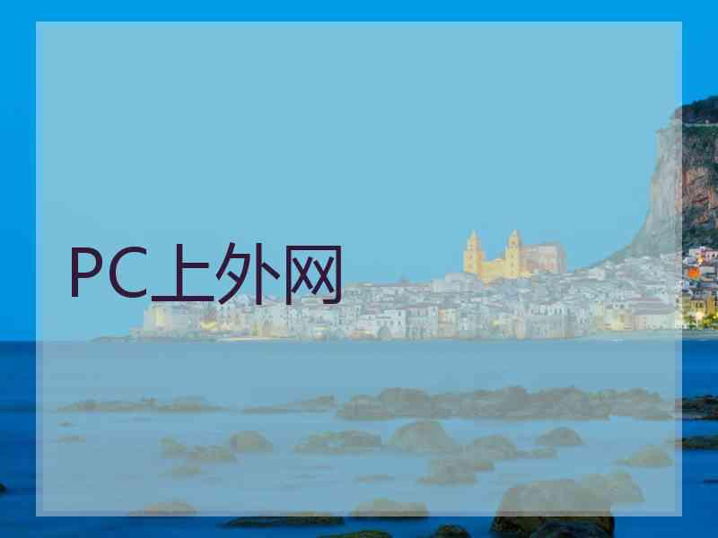 PC上外网