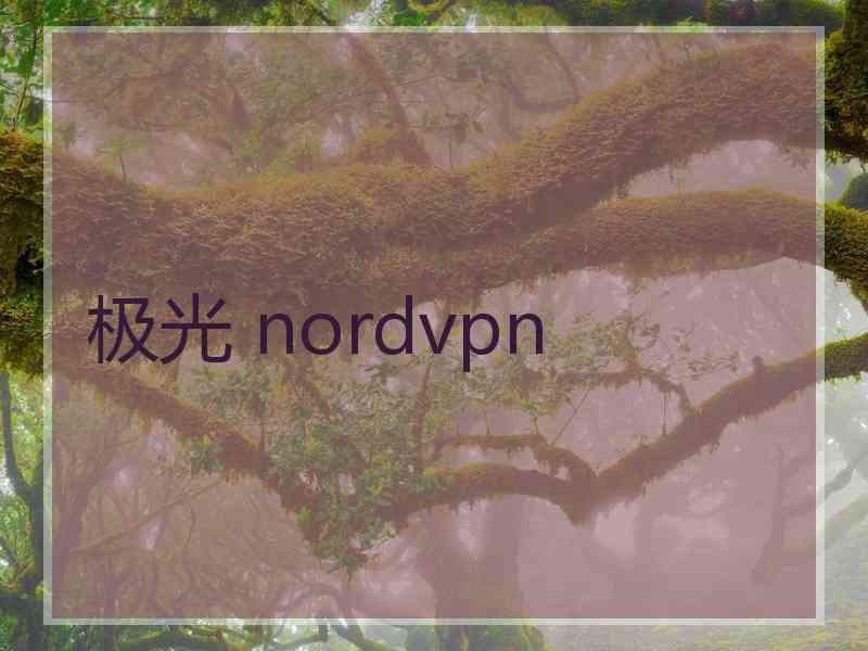 极光 nordvpn