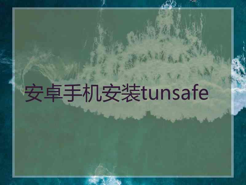 安卓手机安装tunsafe