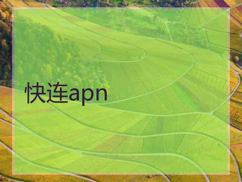 快连apn