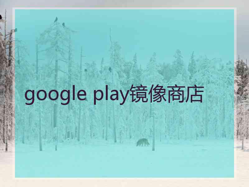 google play镜像商店