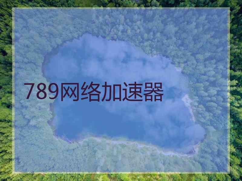 789网络加速器