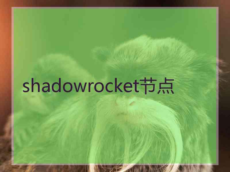 shadowrocket节点