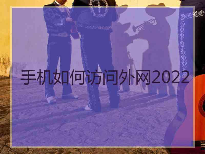 手机如何访问外网2022