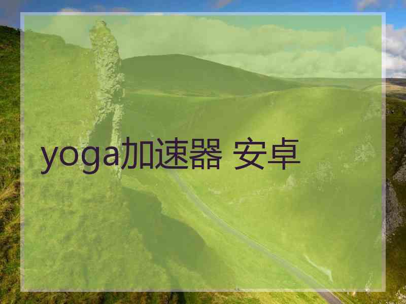 yoga加速器 安卓